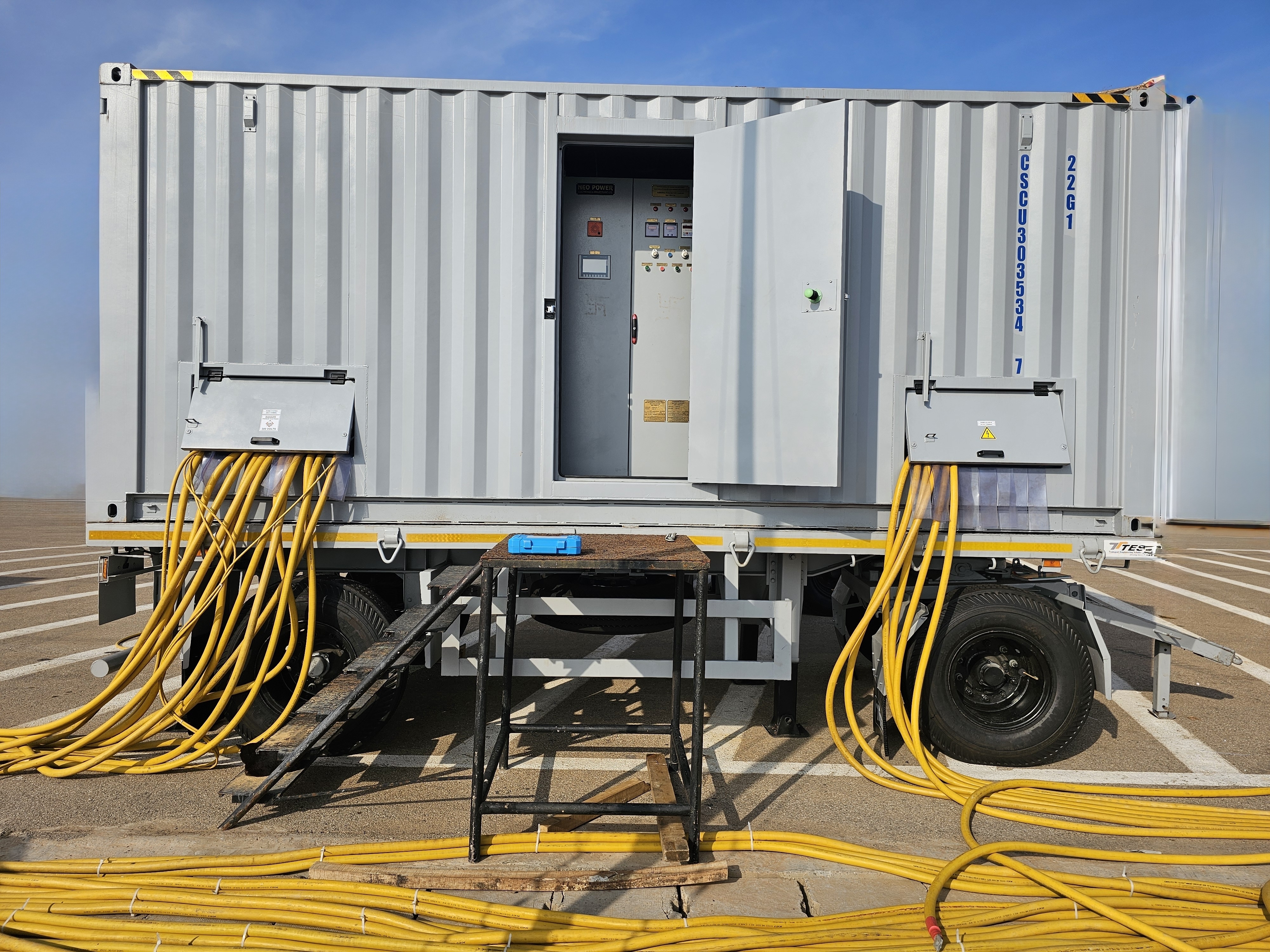 Containerised Mobile Battery Charger